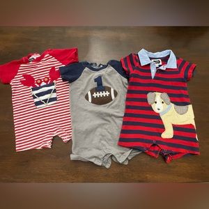 Lot of 3 12-18 month mudpie onesies